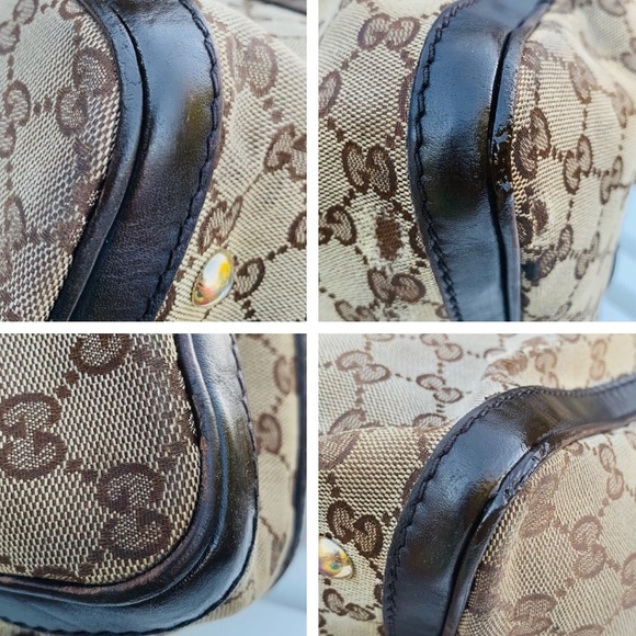 VINTAGE GUCCI WEB ORIGINAL GG BOSTON MM - Picture 11 of 14